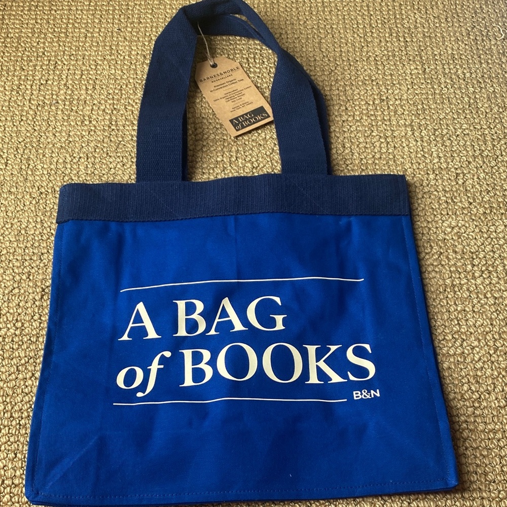 Barnes and Noble by Re-Wrap canvas tote NWT